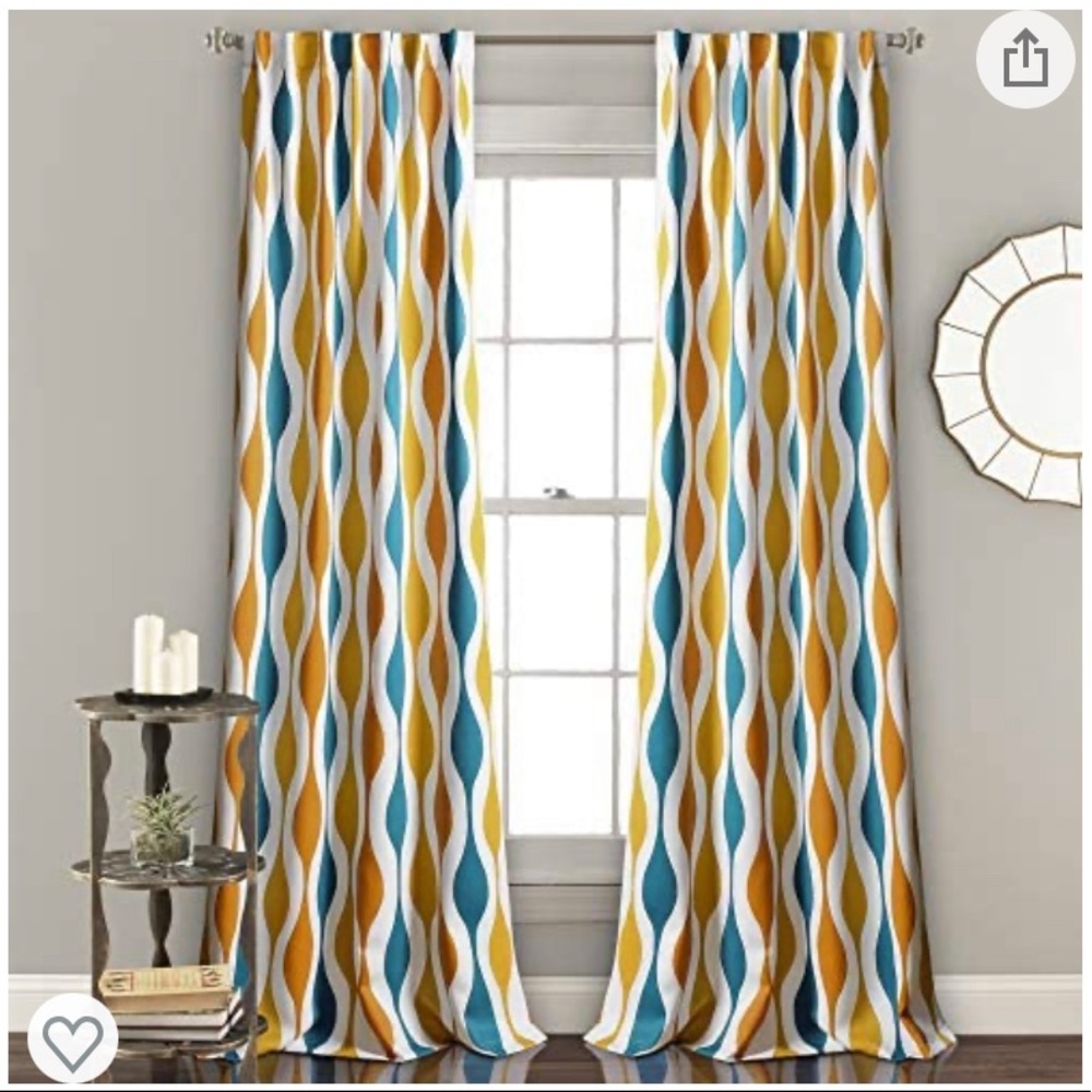 Curtains purchased several years ago but I never used them
